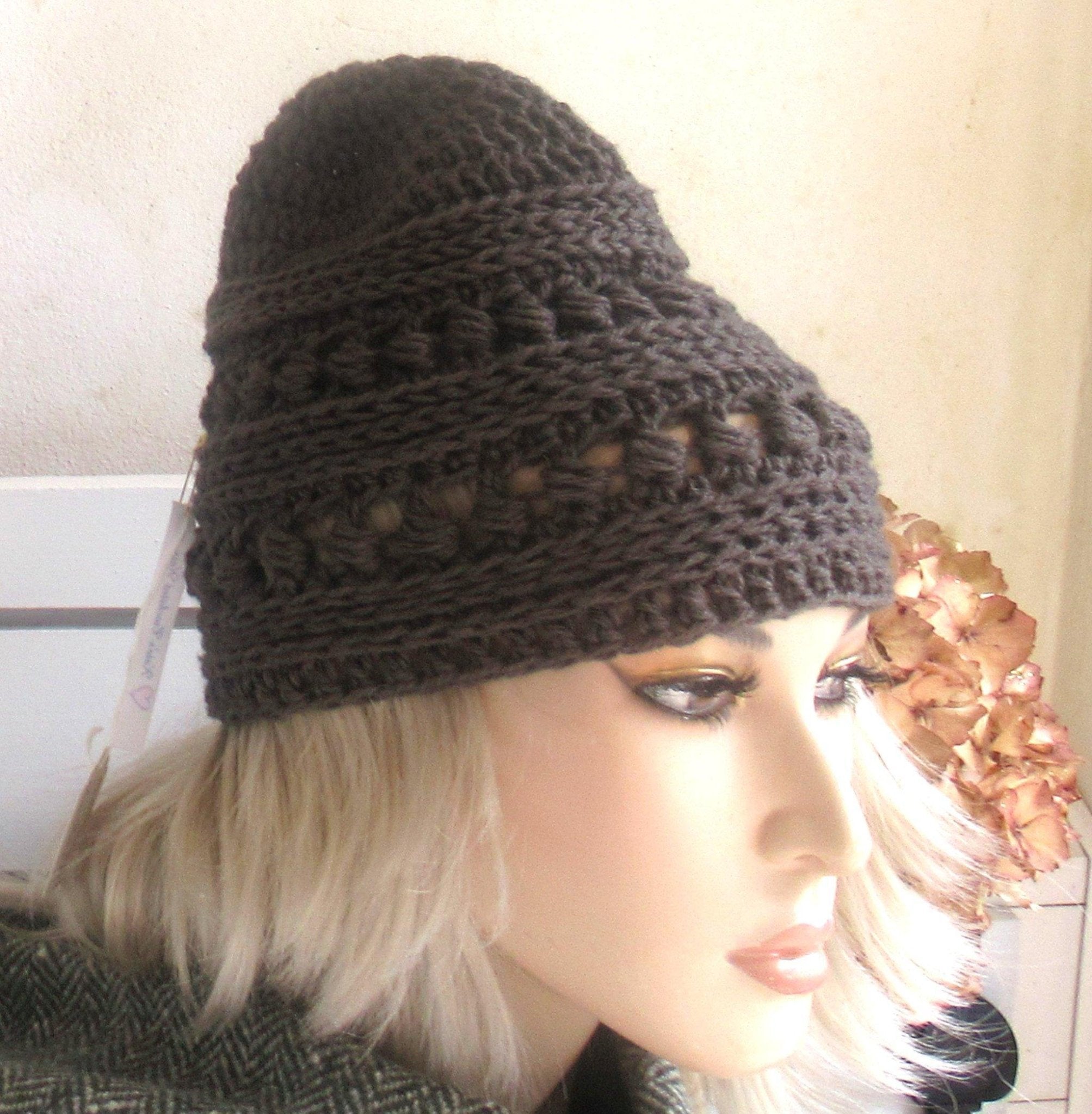 Hand Croceheted Bead Hats - Tweed.ie