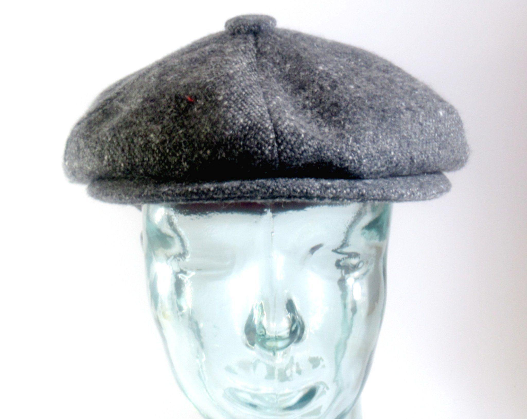 Donegal Tweed Cap - Charcoal - Tweed