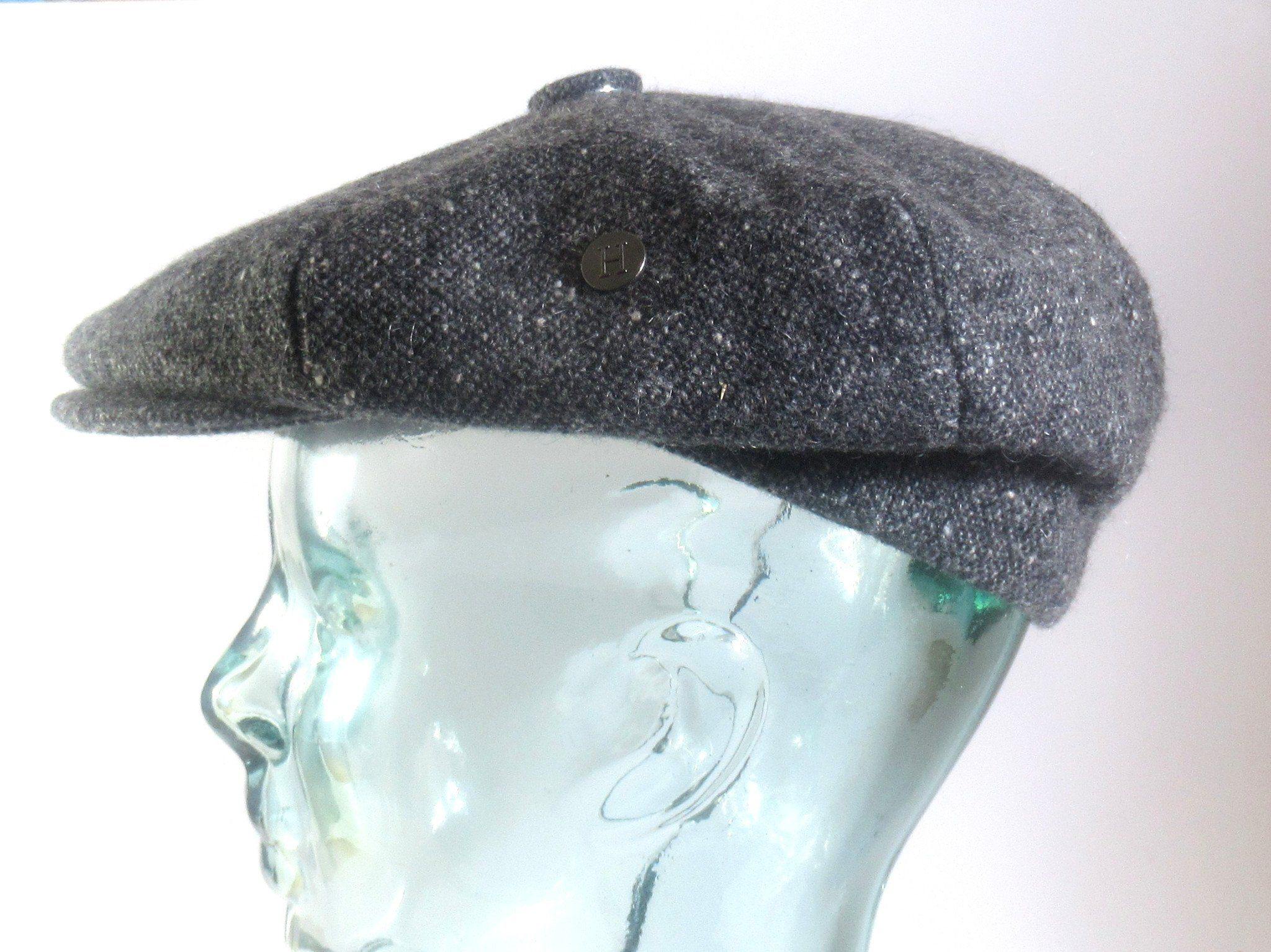 Donegal Tweed Cap - Charcoal - Tweed