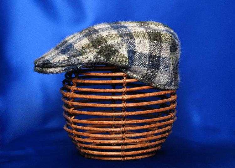 Donegal Tweed Cap - Check - Tweed