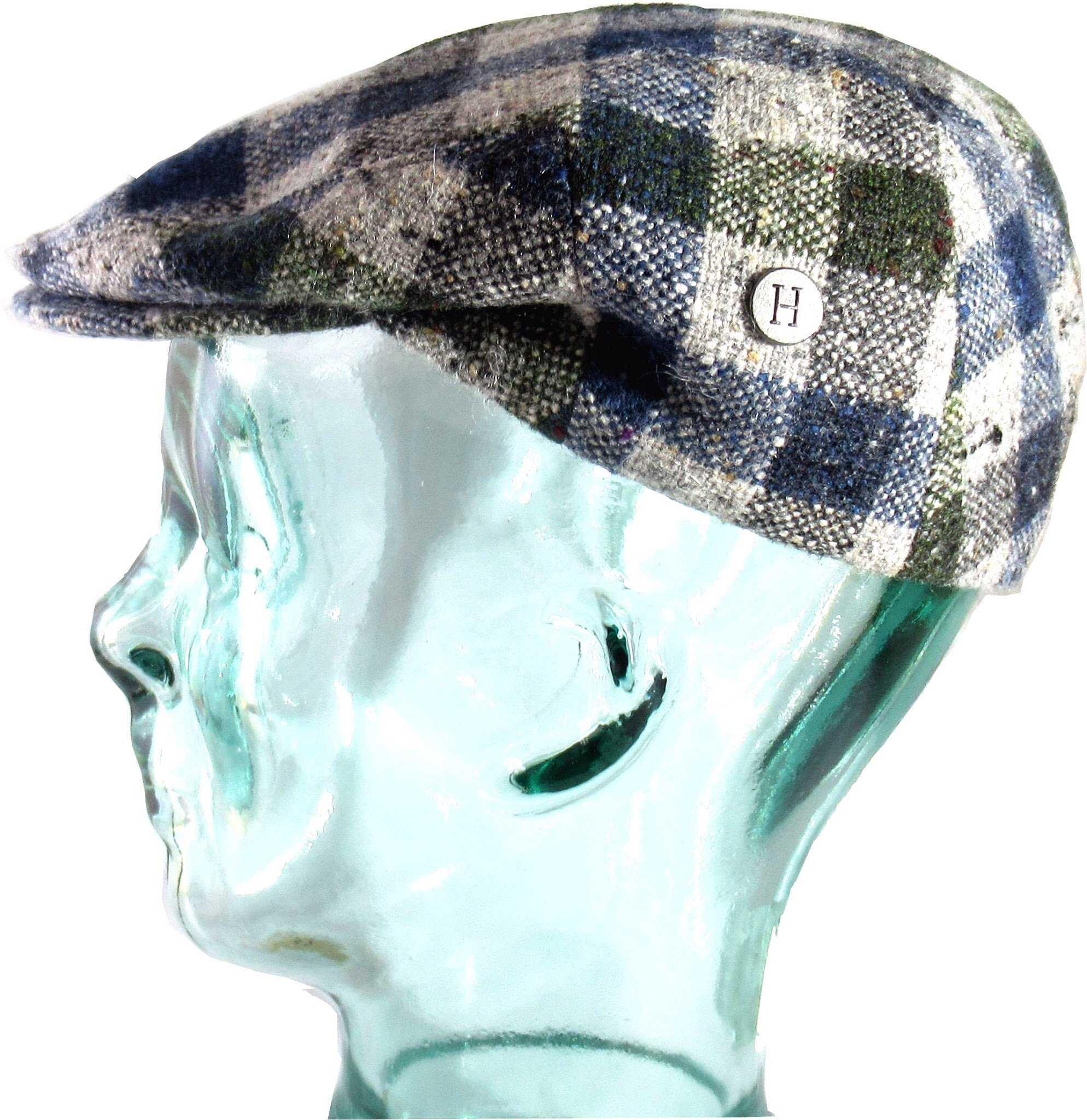 Donegal Tweed Cap - Check - Tweed