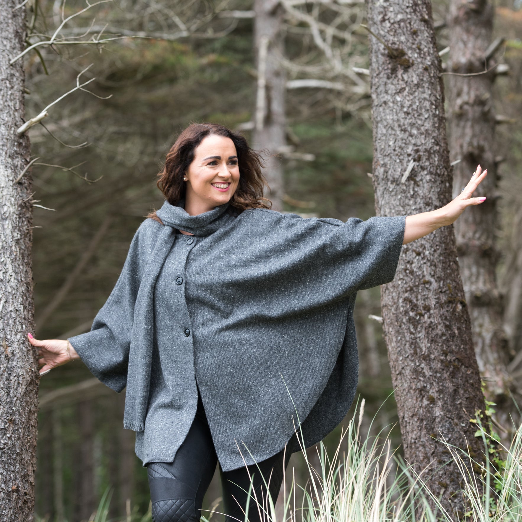 Donegal Tweed Cape | Tara - Tweed