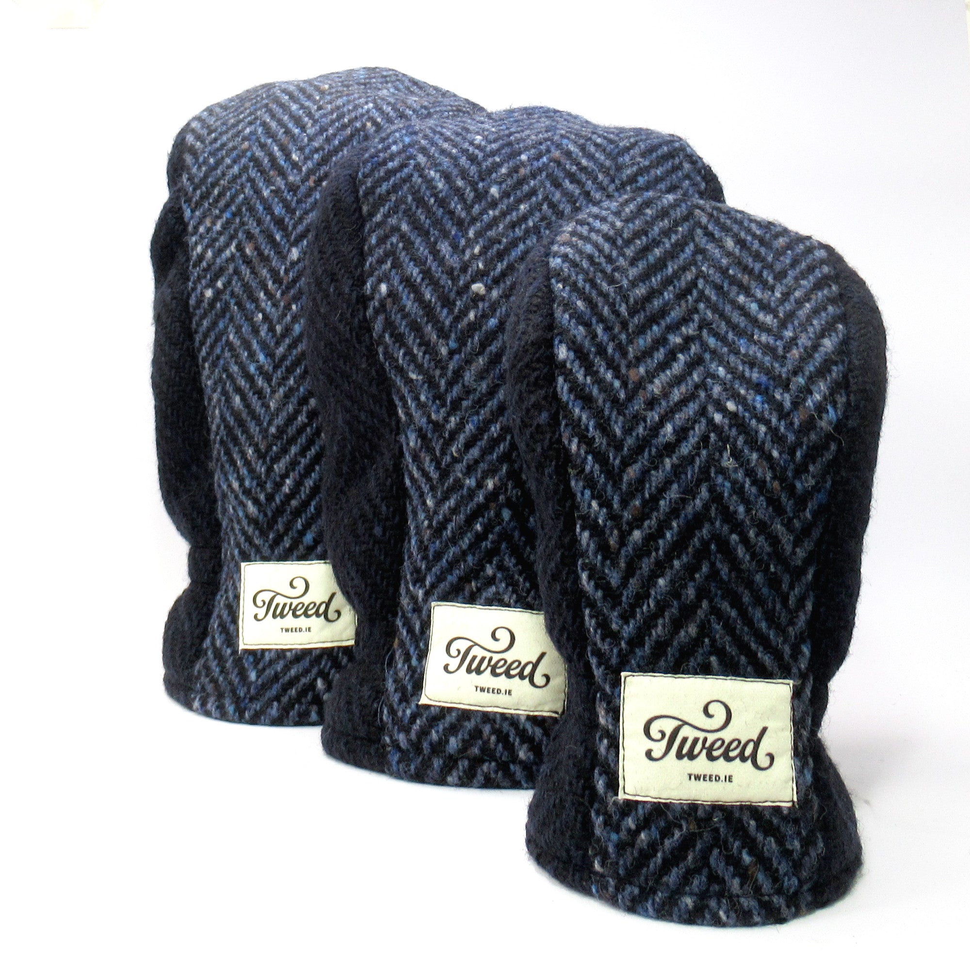 Donegal Tweed Golf Head Covers | Fintra - Tweed