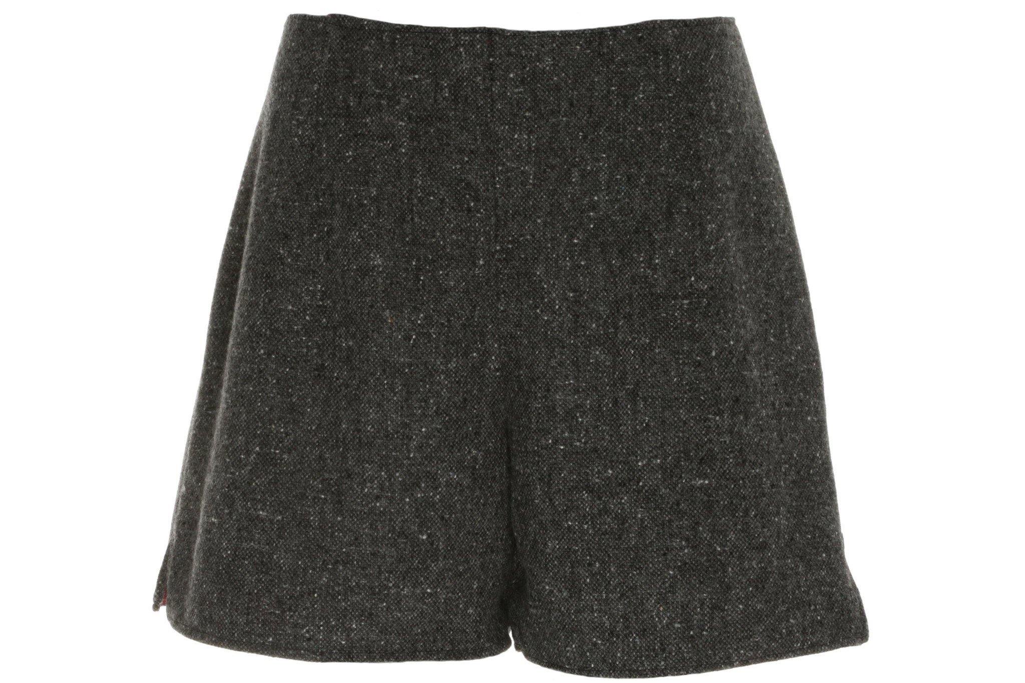 Donegal Tweed Shorts - Charcoal - Tweed
