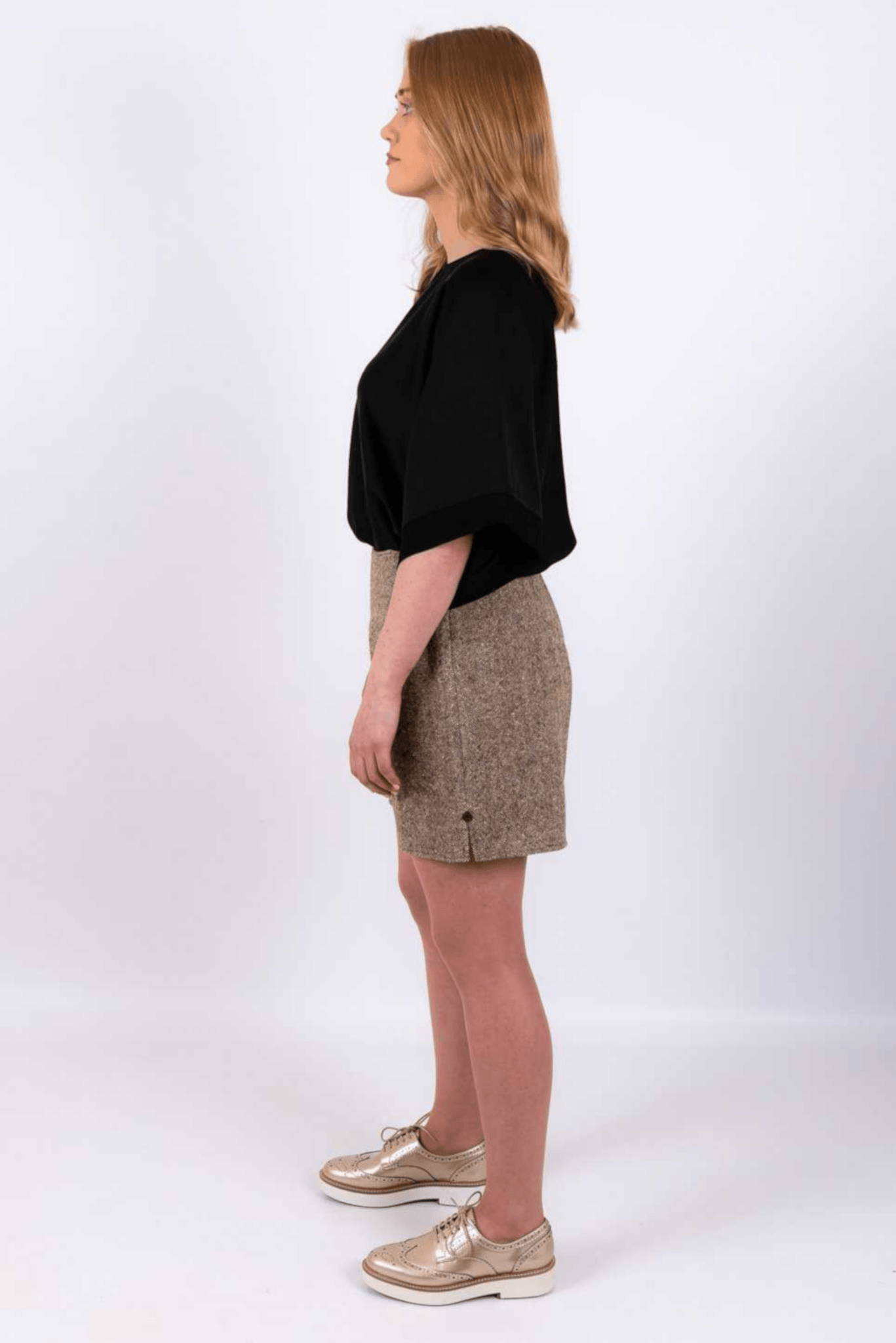 Donegal Tweed Shorts - Green - Tweed