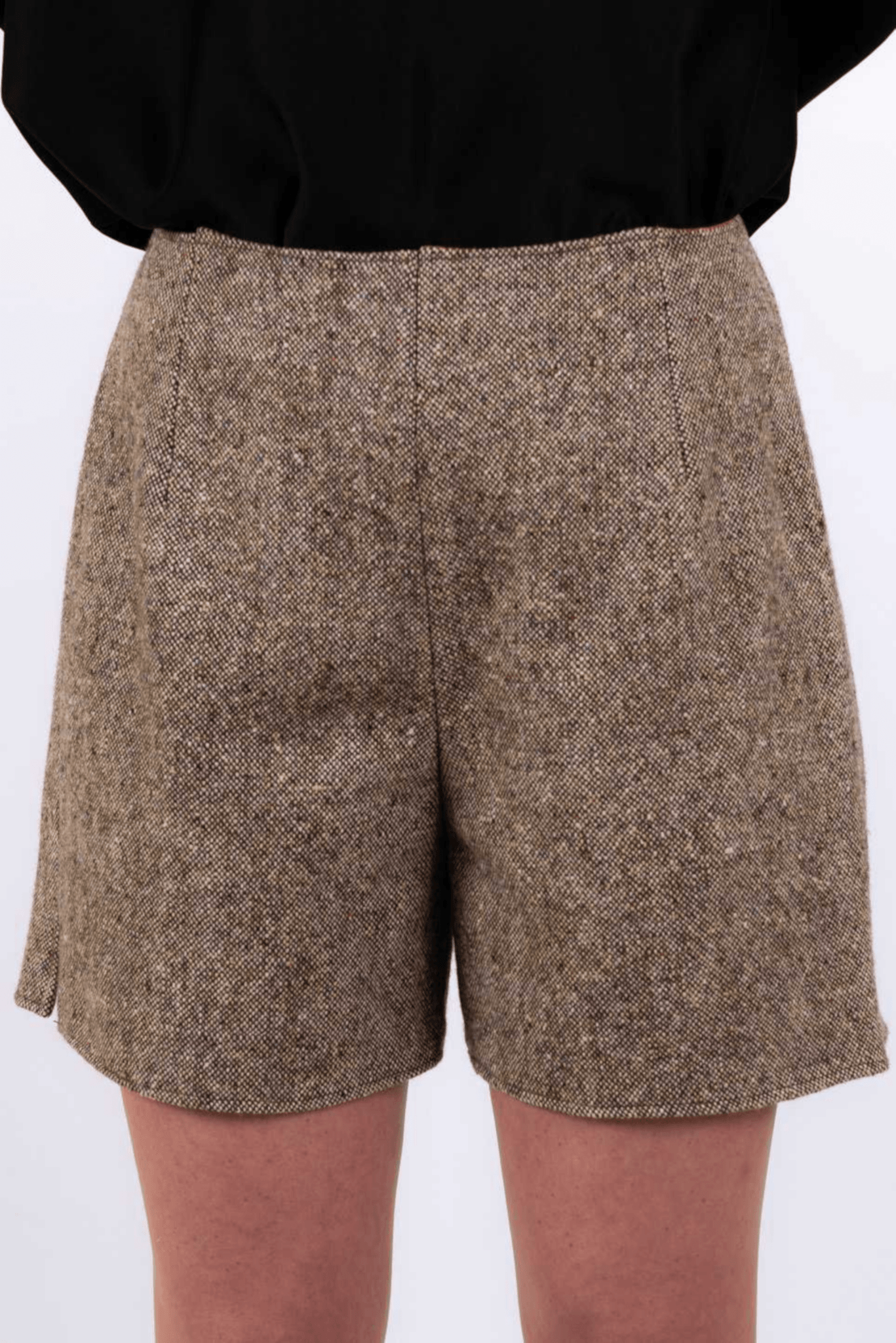 Donegal Tweed Shorts - Green - Tweed