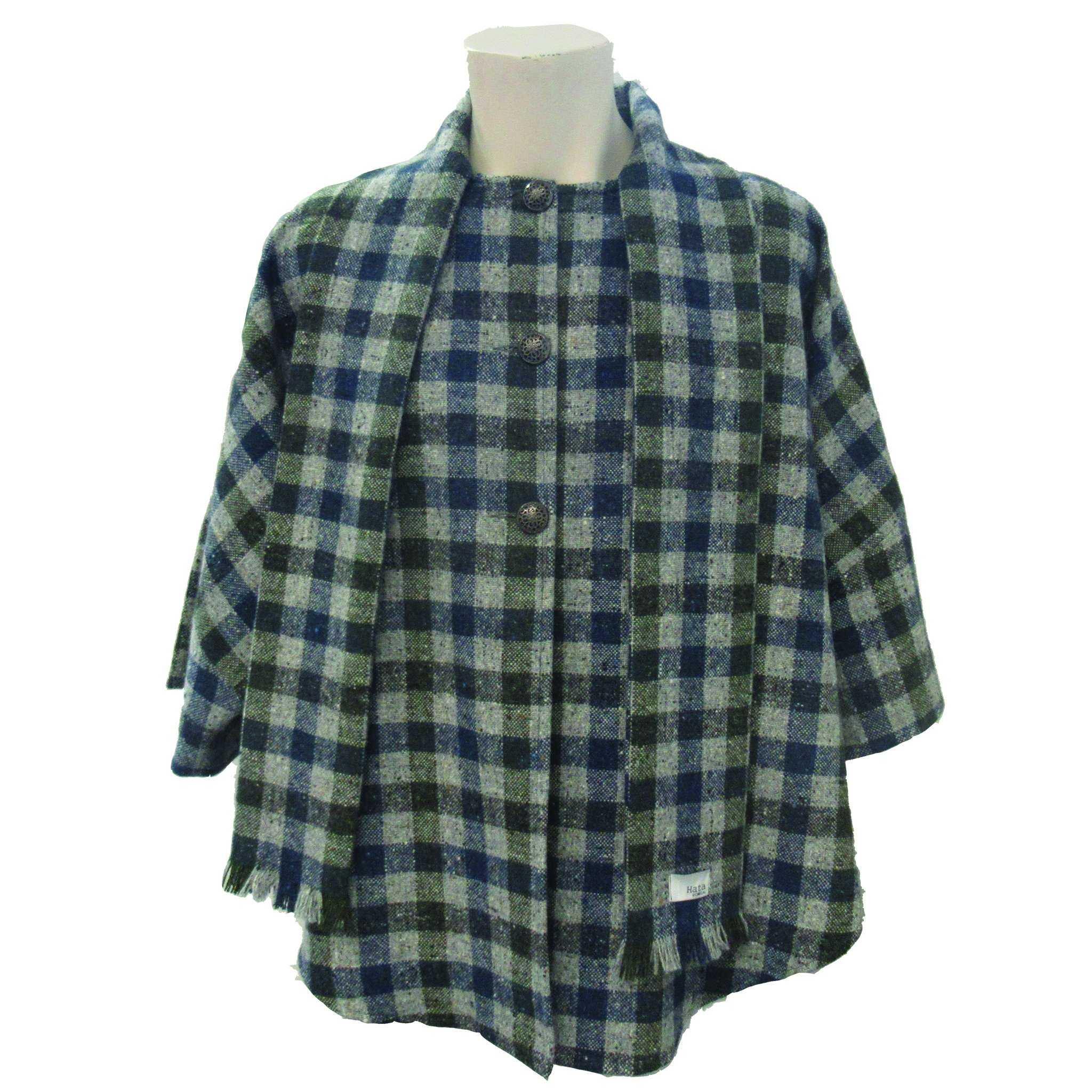 Donegal Tweed Tweed Cape - Tweed