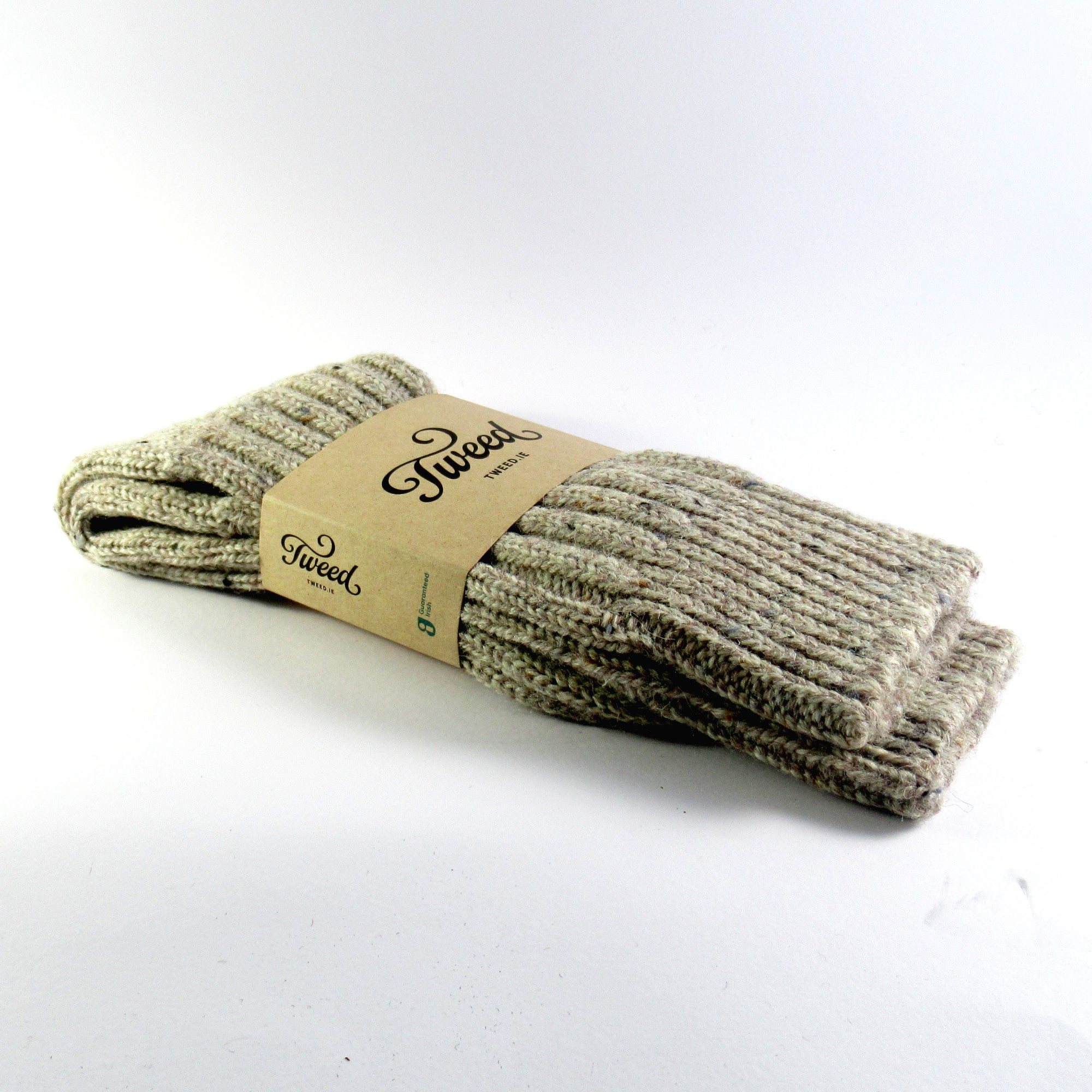 Donegal Wool Socks | Oatmeal - Tweed