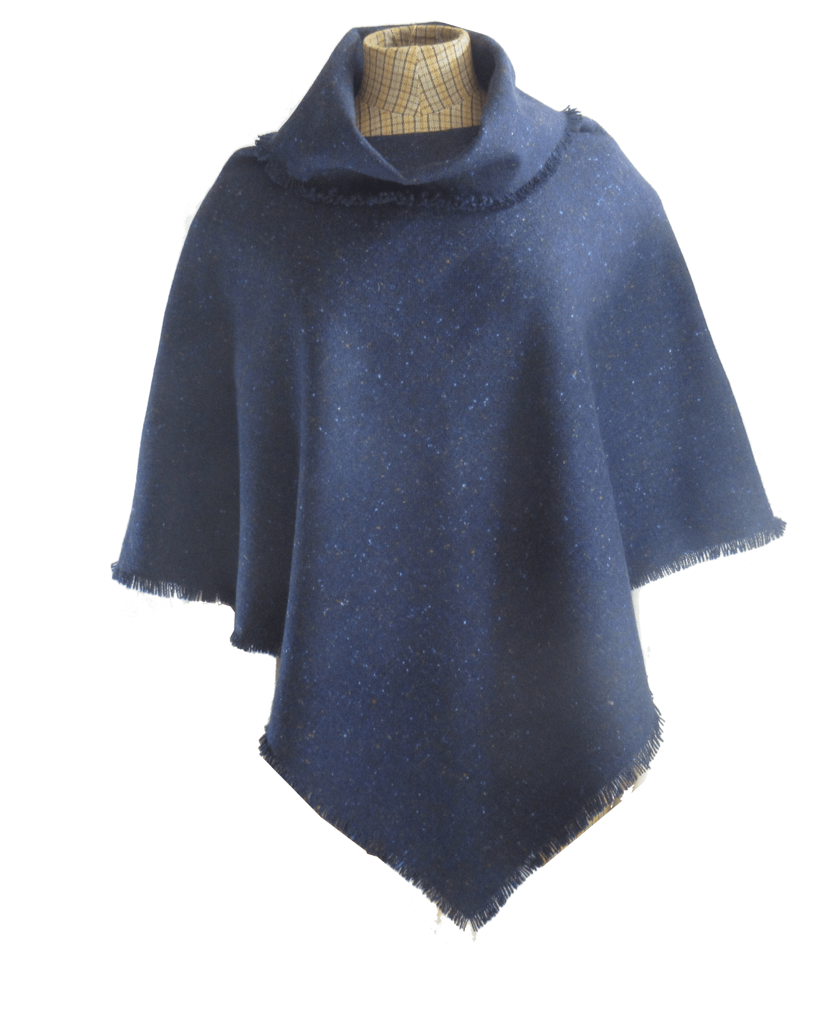 Poncho - Salt n Pepper Style - Tweed