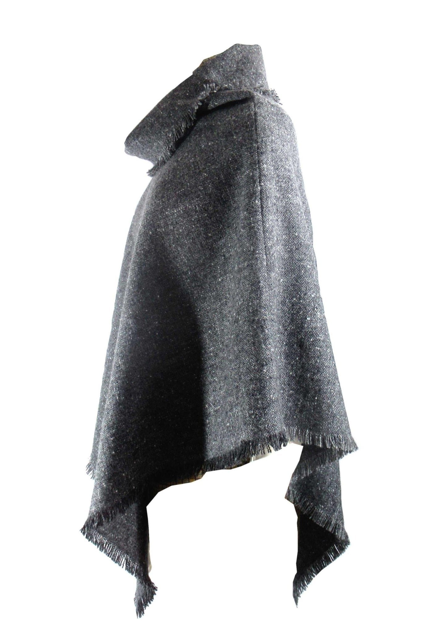 Poncho - Salt n Pepper Style - Tweed