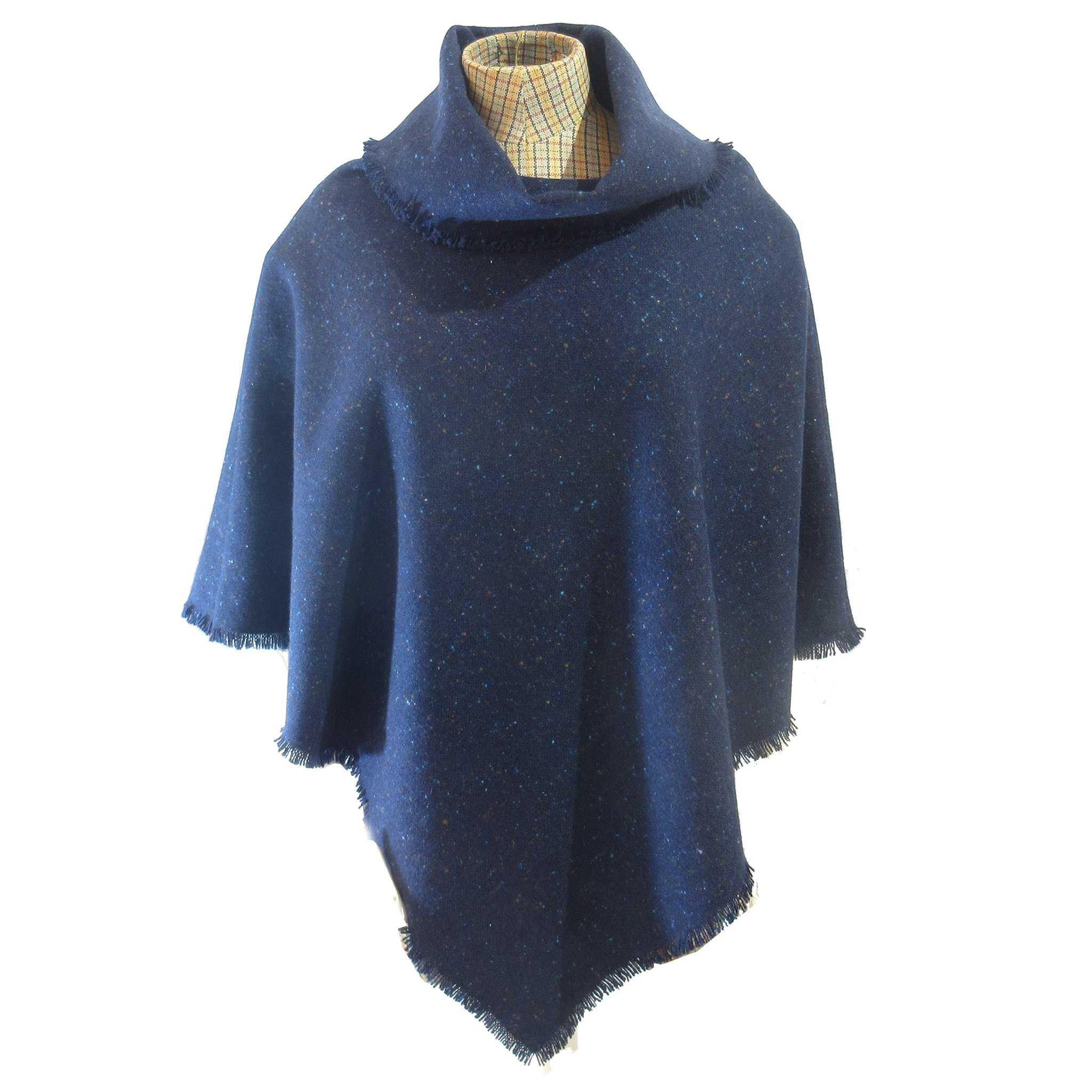 Poncho - Salt n Pepper Style - Tweed