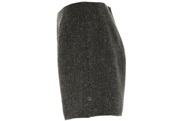 Donegal Tweed Shorts in Charcoal mohair/ merino tweed. Tweed Shorts Tweed.ie 10 