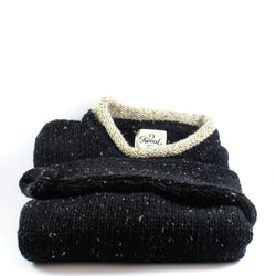 fisherman-sweater, donegal-wool, roll-neck-sweater, donegal-yarn, hand-loomed, roll-neck,tweed.ie